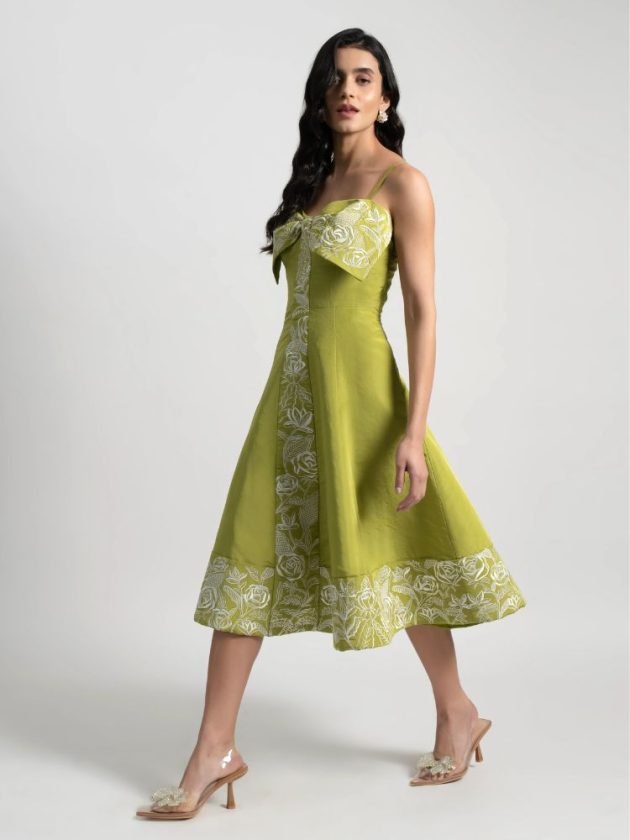 artisan-made dress from slow fashion label AGAATI