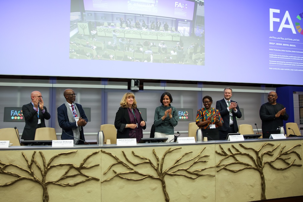 Launch of the Cali Fund at the resumed COP16 negotiations in Rome, Italy on 25 February 2025.