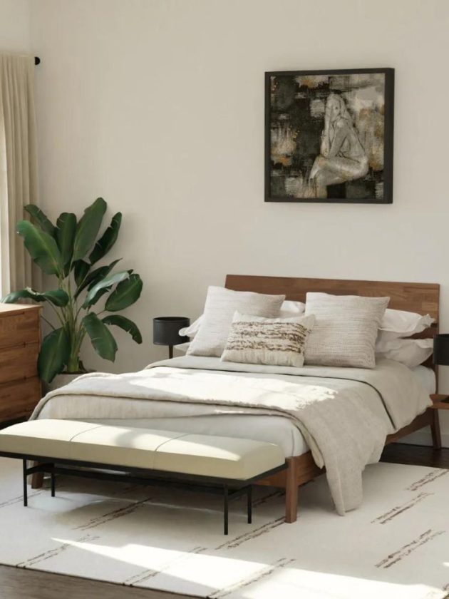 walnut non-toxic bedroom furniture from Copeland