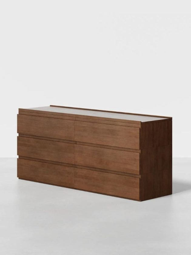 Dark wood non-toxic dresser from Thuma