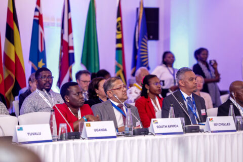 Commonwealth Ocean Ministers Roundtable at the 11th Our Ocean Conference in Mombasa, Kenya. (Photo: Kenya State Department for Blue Economy and Fisheries)