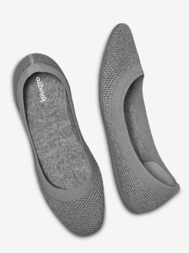 Gray wool flats