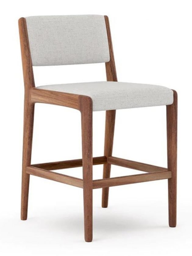 Wooden sustainable counter stool