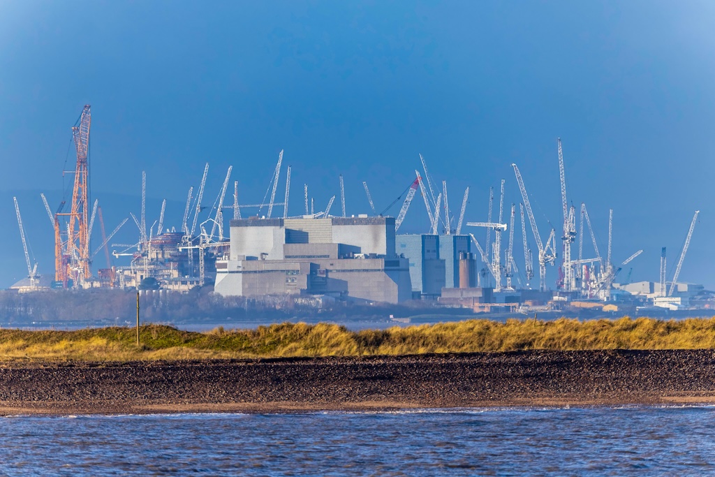 Hinkley Point nuclear power station.