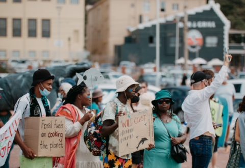 A 2022 protest against Shell in South Africa