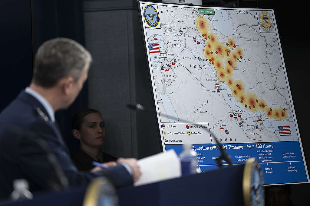 Iran Epic Fury press briefing March 2026