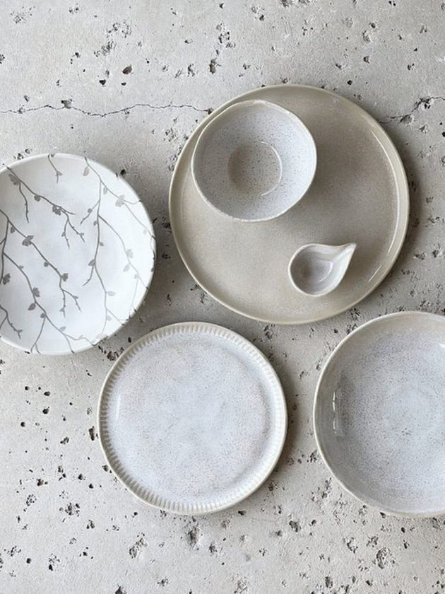Non-toxic ceramic dinnerware from Healthier Homes