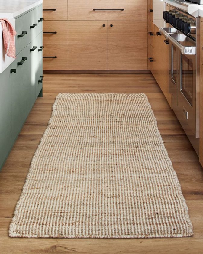 Fair Trade Certified natural jute runner from Rejuvenation