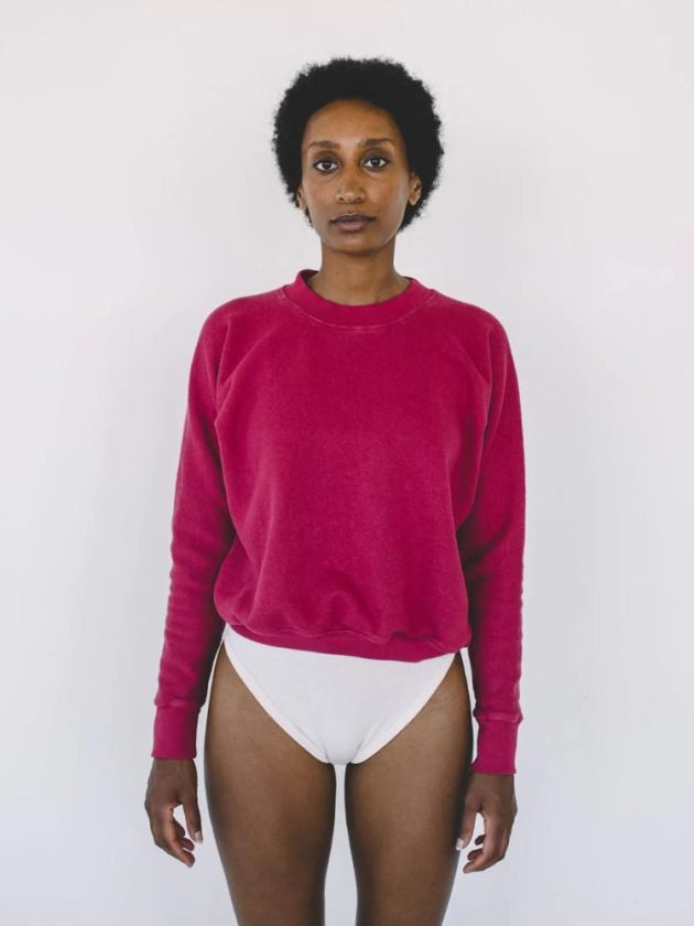Pink hemp jumper